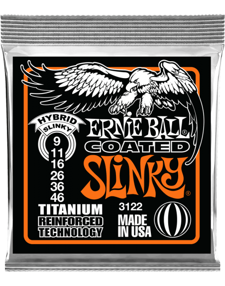 ERNIE BALL COATED HYBRID SLINKY 9/46