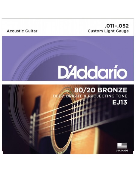 CORDE ACOUSTIQUE D ADDARIO 11/52