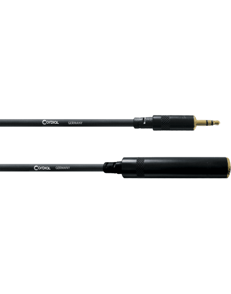 CORDIAL - Mini-jack/Jack femelle stéréo - 15cm