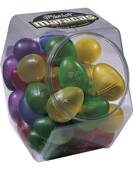 OEUFS SHAKER GELS MARACAS DUNLOP ASSORTIS