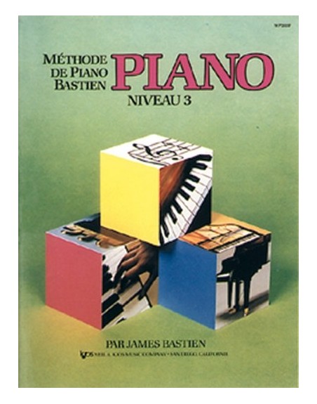 METHODE BASTIEN PIANO NIVEAU 3 CARISH