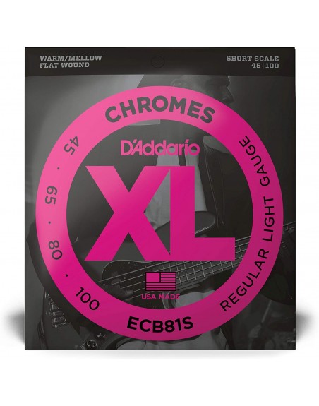 D ADDARIO CORDES BASSE FILE PLAT SHORT SCALE 45/100