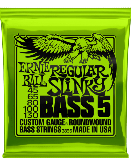 ERNIE BALL CORDE BASSE 5 CORDES 45/130