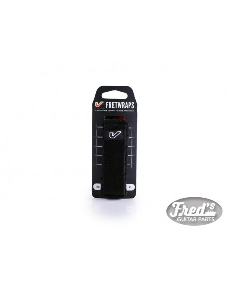 GRUVGEAR FRETWRAPS STRING MUTER- 1 PACK BLACK (LARGE)