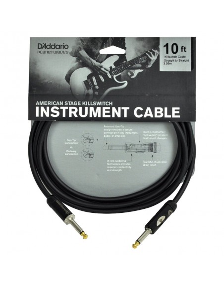 CABLE PLANET WAVES 3M AVEC KILLSWITCH