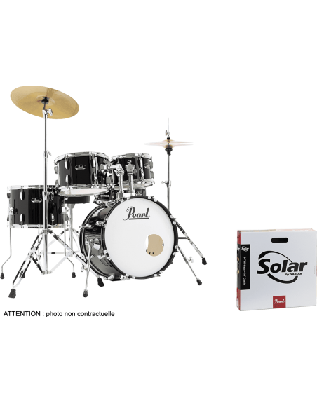 PEARL BATTERIE ROADSHOW JUNIOR 18" + PACK SABIAN SOLAR