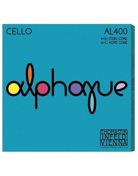 CORDE VIOLONCELLE NOYAU PLEIN NYLON JEU 1/8 ALPHAYUE