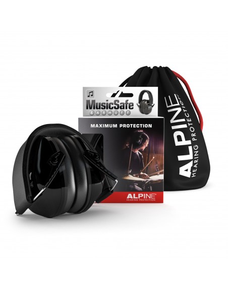 CASQUE ALPINE MUSICSAFE EARMUFF NOIR