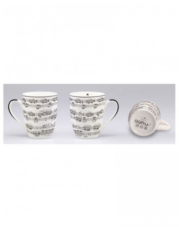 MUG BLANC IMPRIME PARTITION...