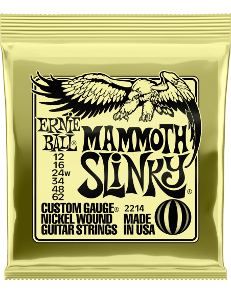 ERNIE BALL MAMMOTH SLINKY 12-16-24W-34-48-62