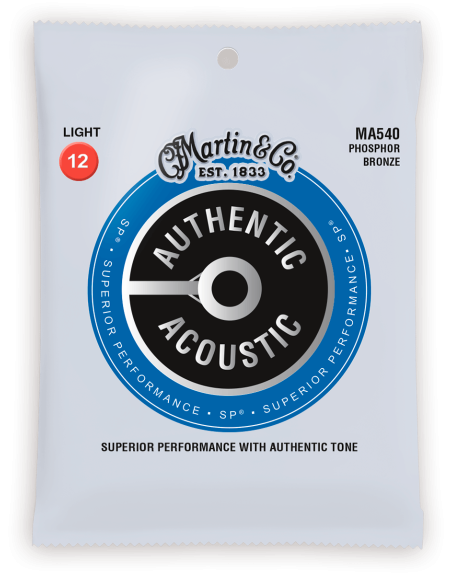 MARTIN & CO PHOSPHORE BRONZE - AUTHENTIC LIGHT