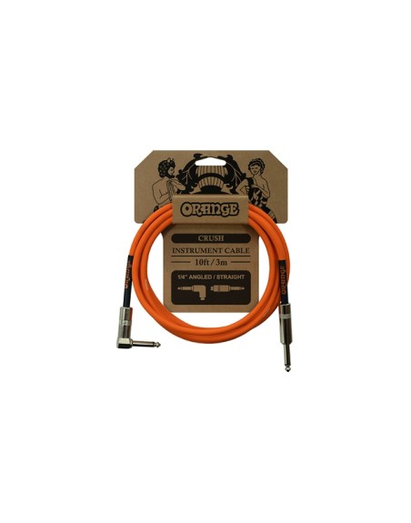 CABLE ORANGE JACK/JACK COUDE 3M