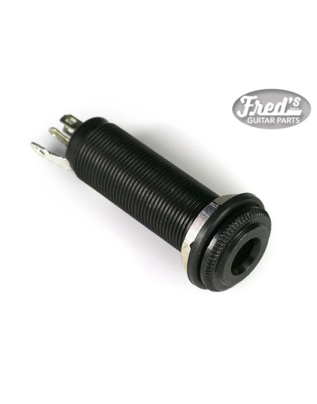 JACK TUBE STEREO LONGUEUR TOTALE 47MM - FILETAGE 30MM BLACK
