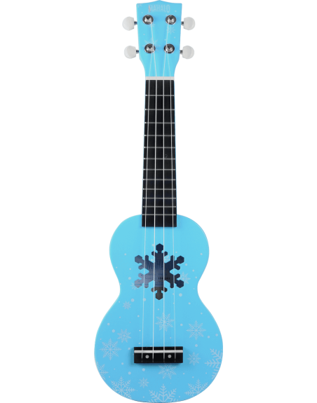 UKULELE MAHALO SOPRANO FLOCONS DE NEIGE BRILLANT