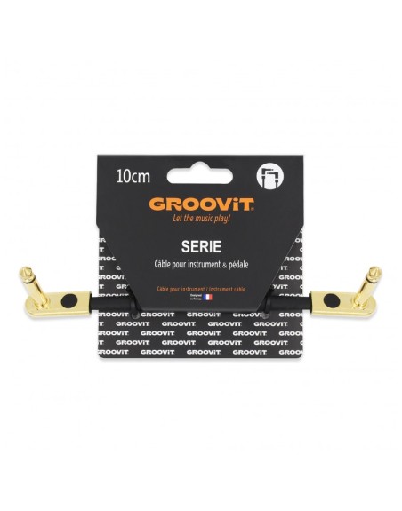GROOVIT MINI CABLES PLAT 24AWG 10CM JACK OR
