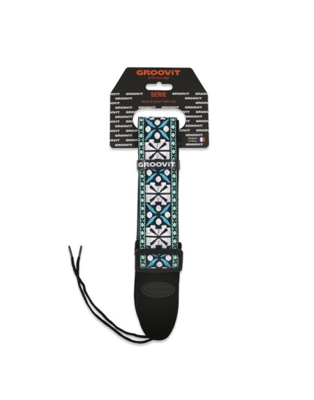 GROOVIT SANGLE FOUR LEAF FLOWER BLEU BOUCLE