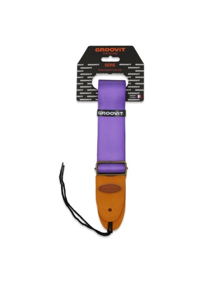 GROOVIT SANGLE NYLON VIOLET BOUCLES CROUTE DE