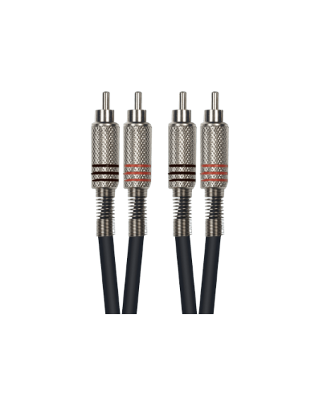 YELLOW CABLE - 2 RCA mâle/2 RCA mâle 3m