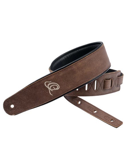 COURROIE GUITARE ORTEGA CUIR SAND B.ROCK