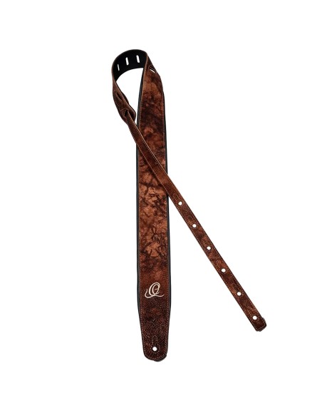 COURROIE GUITARE ORTEGA CUIR CHESNUT