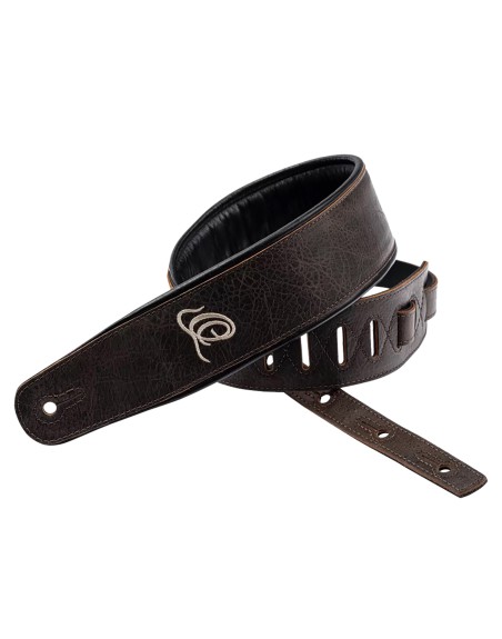 COURROIE GUITARE ORTEGA CUIR V. BRONZE