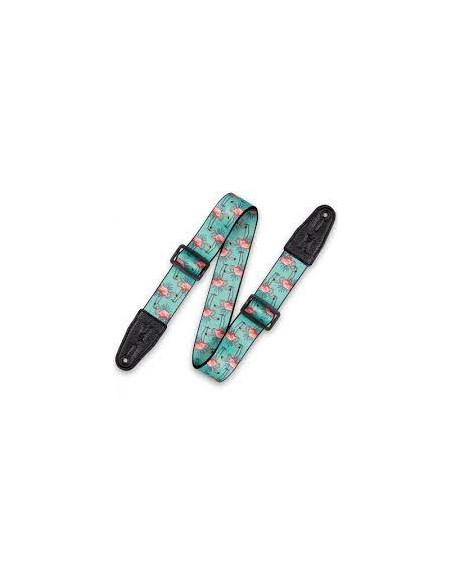 SANGLE LEVYS POLYPROPYLENE/CUIR MOTIF FLAMAND