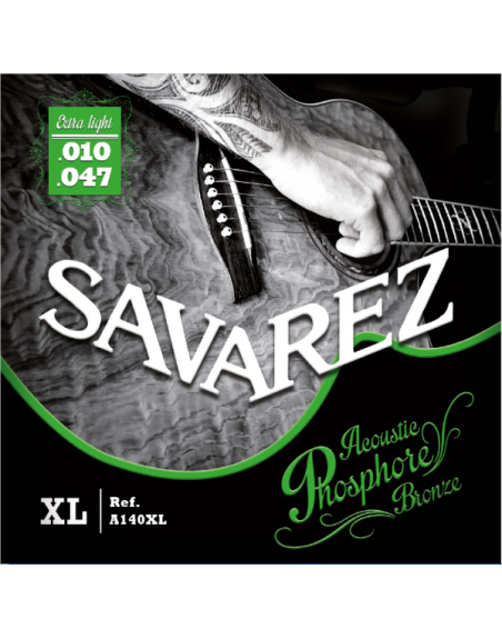 CORDE GUITARE ACOUSTIC 10-47 PHOSPHORE BRONZE SAVAREZ