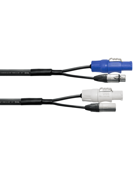 CORDIAL XLR 3 PTS + POWERCON - 1.5M