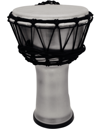 DJEMBE PVC SILVER 7"