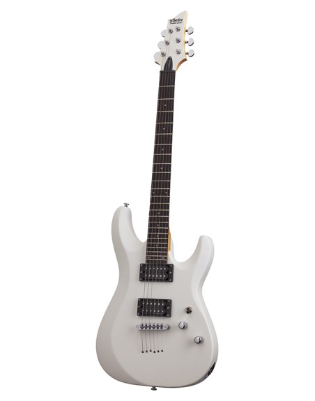 SCHECTER C-6 DELUXE - SATIN WHITE