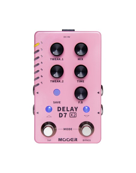 PEDALE MOOER D7 DELAY X2