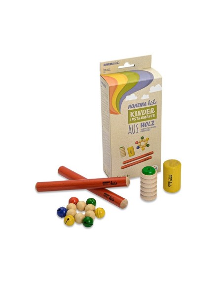 SET DE PERCUSSIONS COLOREES POUR ENFANTS - 1+