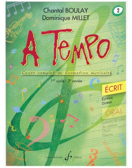 A TEMPO - PARTIE ECRITE - VOLUME 2