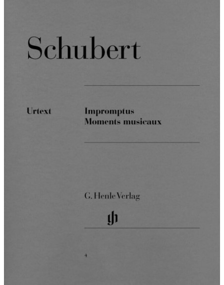 IMPROMPTUS MOMENTS MUSICAUX - SCHUBERT - PIANO