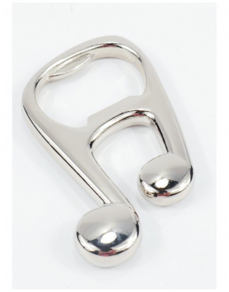 DECAPSULEUR FORME DOUBLE CROCHE EN METAL - 7CM