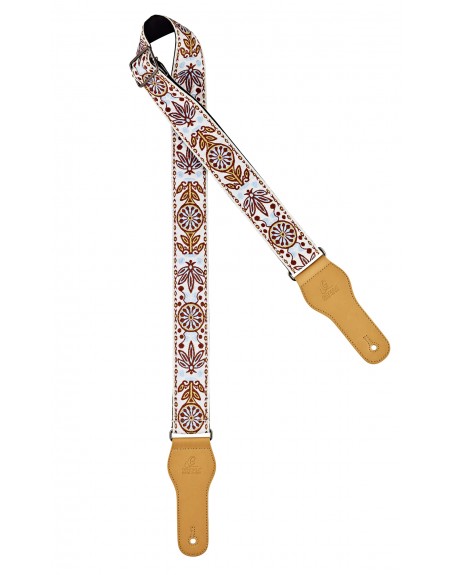 COURROIE GUITARE ORTEGA COTON BLANC