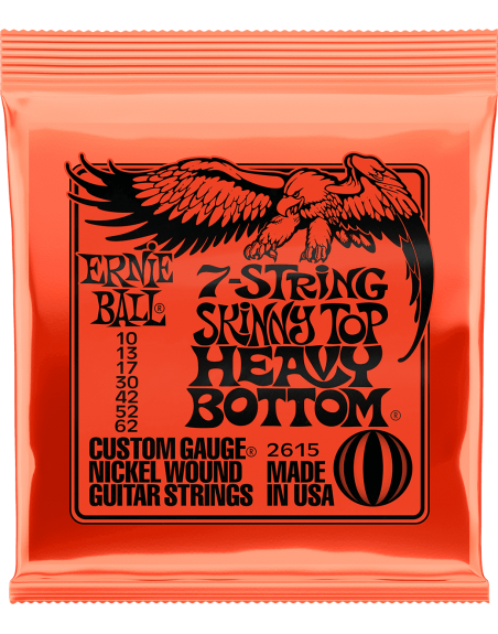 ERNIE BALL POWER SLINKY 7 CORDES 10-62