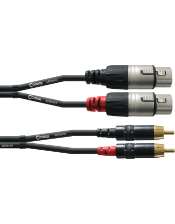 CORDIAL 2 RCA/2 XLR...