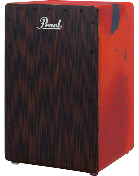 PEARL CAJON PRIMERO ABSTRACT RED CAJON