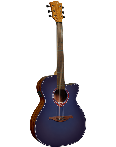 LAG T-BLUE - TRAMONTANE AUDITORIUM CUTAWAY ELECTRO SPECIAL E