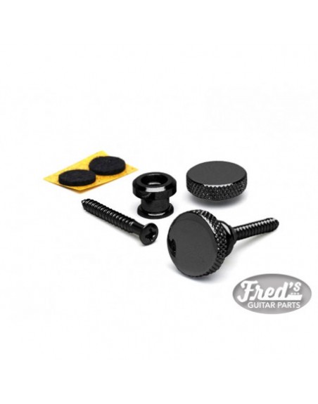 DUESENBERG® STRAP SYSTEM GRETSCH* STYLE BLACK (PAIRE)