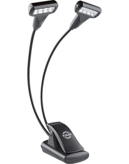 K&M LAMPE DE PUPITRE 2 BRAS EN T 4 LEDS