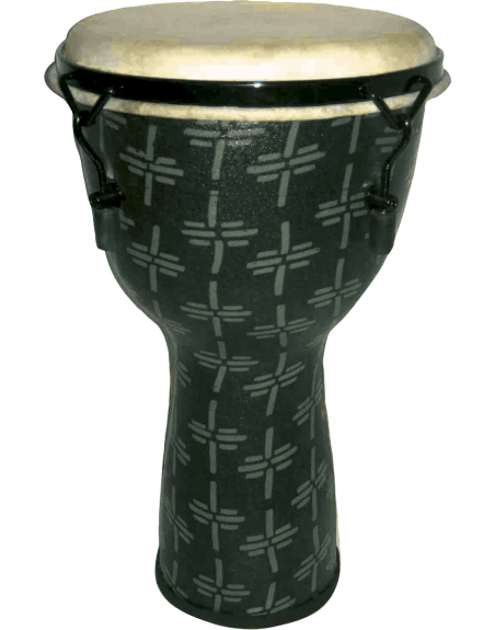 TANGA DJEMBE ACCORDABLE - 12" NATURAL DESIGN