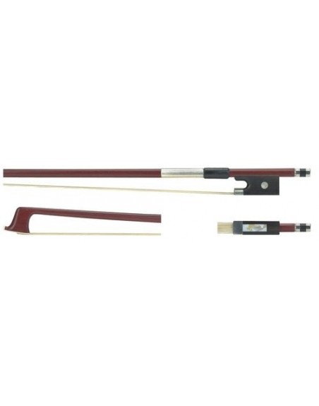 ARCHET ETUDE VIOLON 1/8 GEWA BOIS DU BRESIL HAUSSE EN EBENE