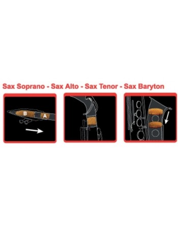 SAX MUTE SOURDINE SAX TENOR