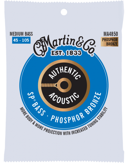 CORDE MARTIN BASS ACOUSTIC 45-105 PHOSPHORE BRONZE