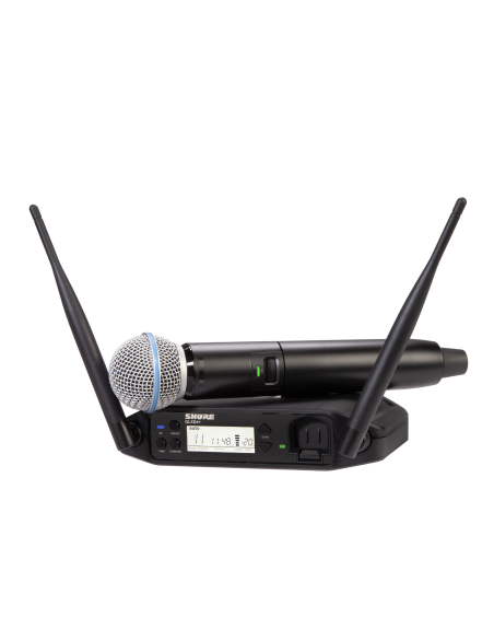 SHURE COMPLET - GLXD24+ SYSTEME HF MICRO MAIN BETA58A