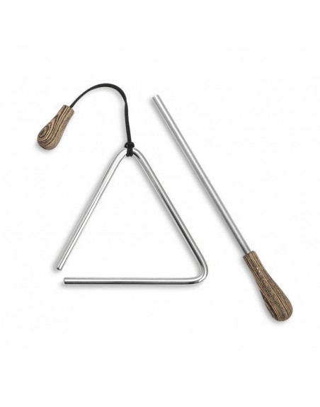 TRIANGLE EN ACIER - 15CM + BAGUETTE