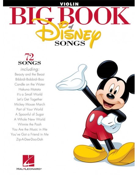 THE BIG BOOK OF DISNEY SONGS - VIOLON