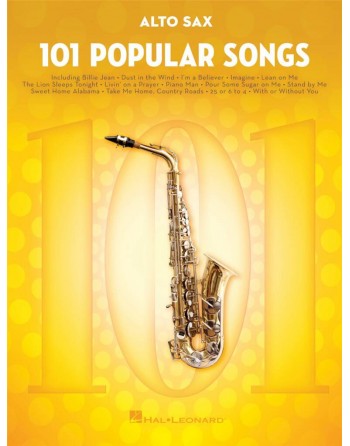 101 POPULAR SONGS - SAX ALTO